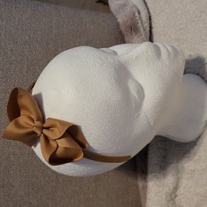 Brown headband bow
